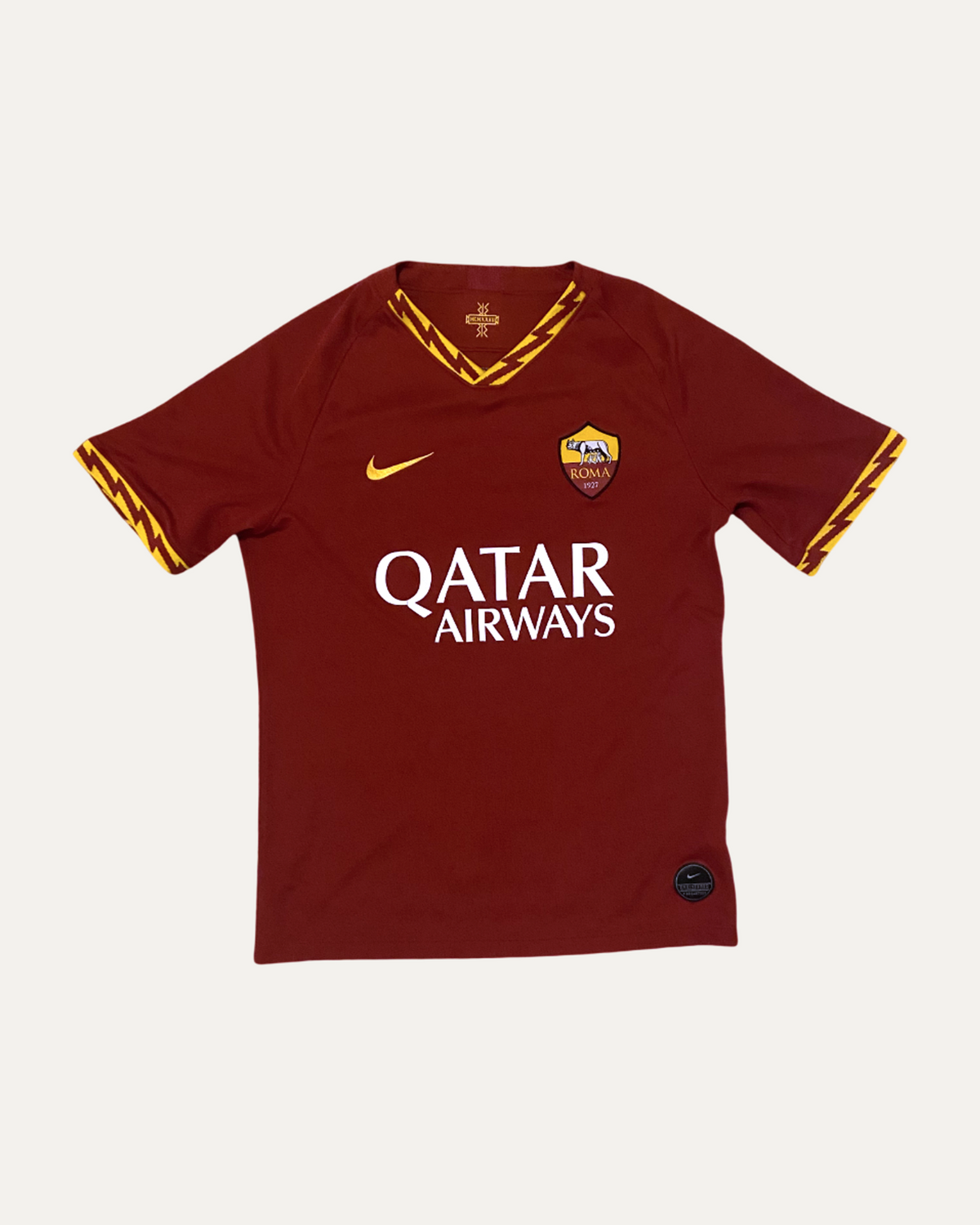 AS Roma 2019/20 Home Football Shirt (front)