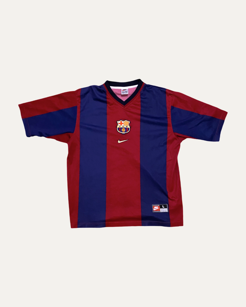 Barcelona 1998/00 Home Vintage Football Shirt (front)